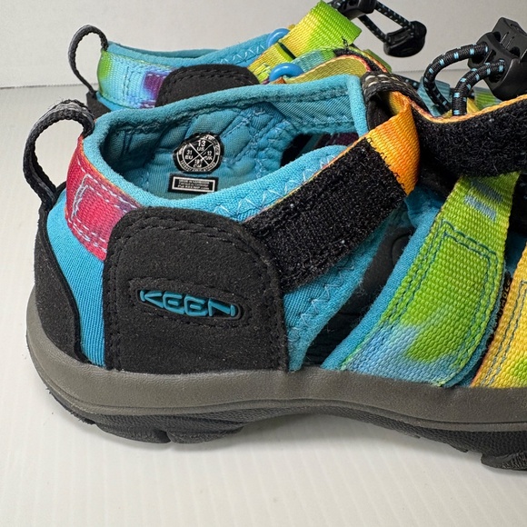 Keen Kids' Newport H2 Water Sandals Size 13 1018441 Tie Dye Rainbow Bungee Strap - Picture 10 of 15